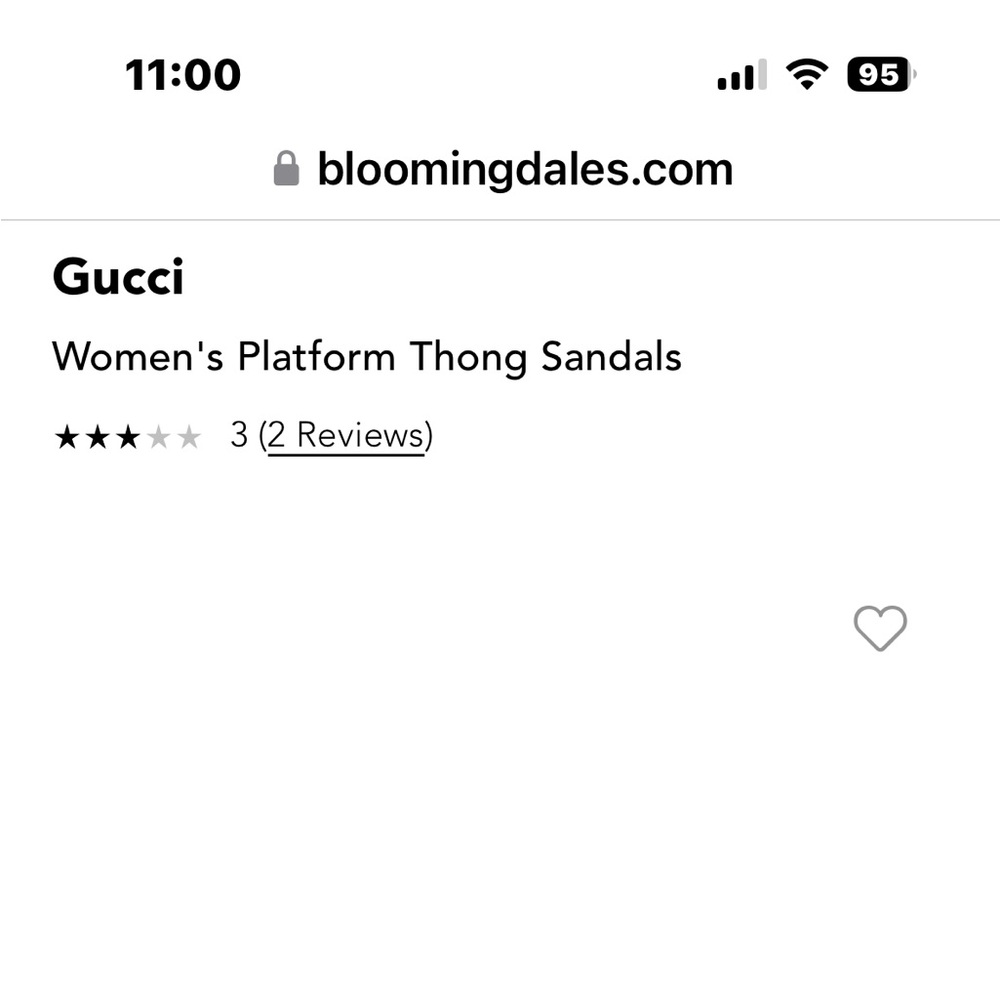 Gucci platform thong sandals, new in a box with tag